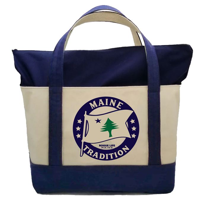 Maine Tradition Flag Tote Bag
