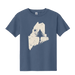 Youth Maine State Flag T-Shirt SHOP ROGUE WEAR T-shirt Y-XL-Indigo-Blue
