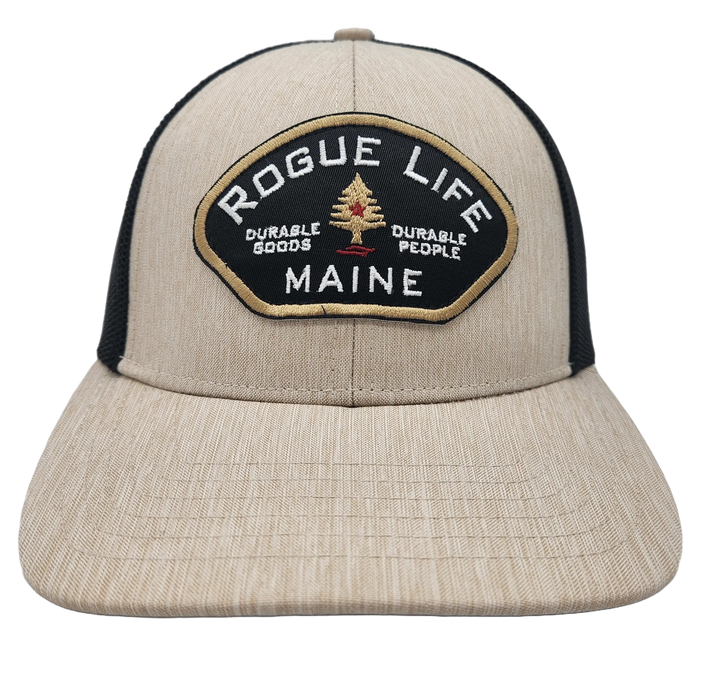 Durable Vintage Trucker Hat SHOP ROGUE WEAR Hats Color-Cream