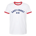 Adult East Coast Kid Ringer T-Shirt SHOP ROGUE WEAR T-shirt 2XL-White-Red