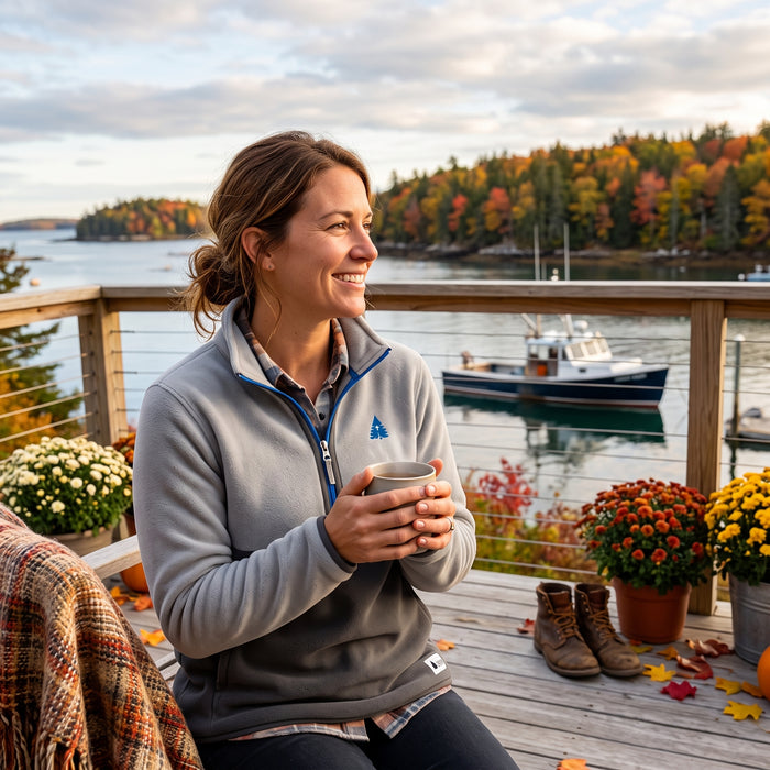 Half-Zip Fleece Pull Over