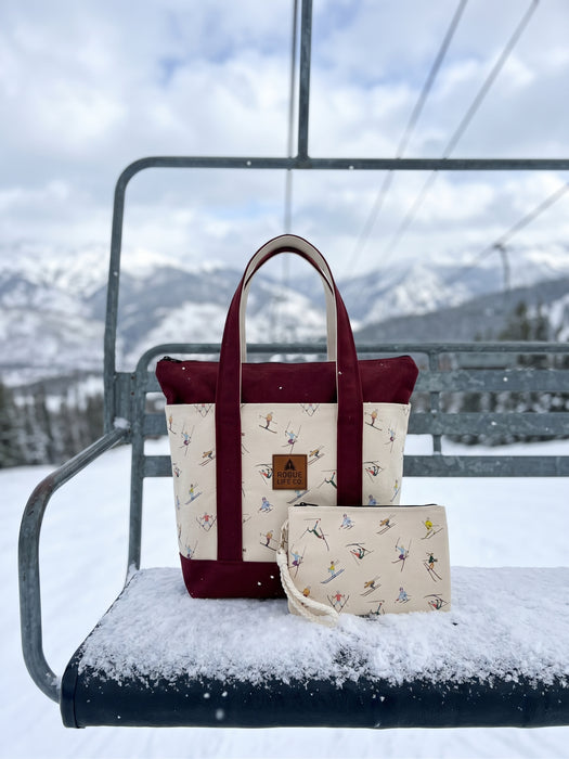 Rogue's Skiing Medium Tote Bag ROGUE LIFE Co. Bags