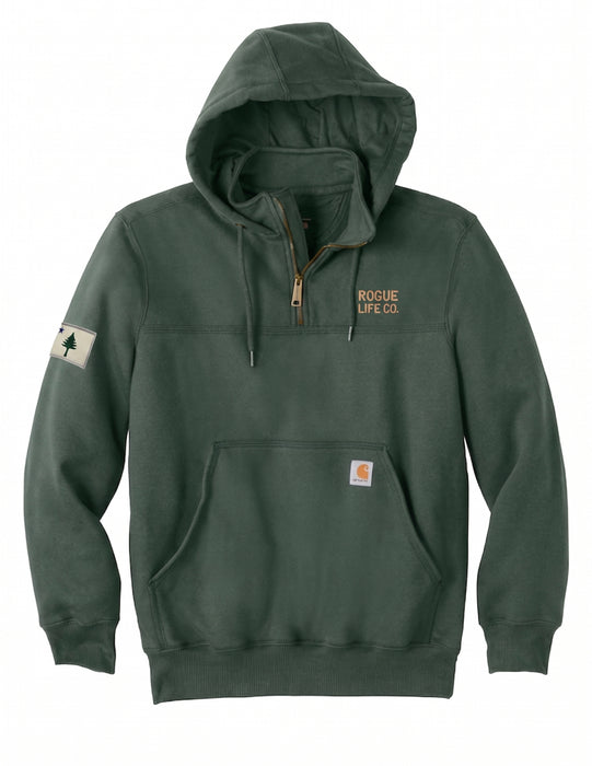 Rogue Life Co. Carhartt Rain Defender® Heavyweight Hooded Sweatshirt - Forest