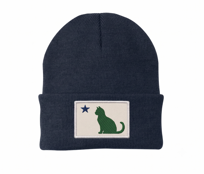Maine Cat Flag Unlined Knit Beanie ROGUE LIFE Co. Beanies