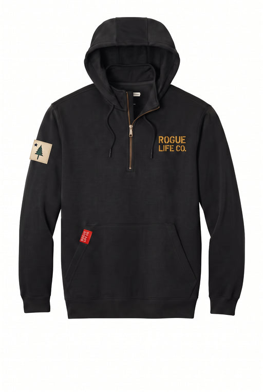 Rogue Life Co. Scout 1/4-Zip Hoodie - Black ROGUE LIFE Co. Hoodie