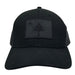 ME Flag All Black Trucker Hat SHOP ROGUE WEAR Hats Color-Black