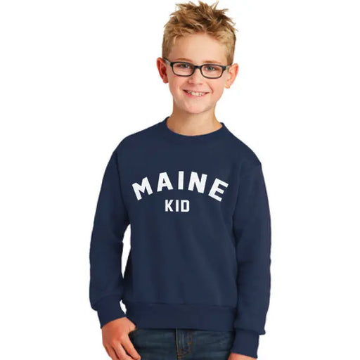 Youth Maine Kid Crewneck SHOP ROGUE WEAR Crewneck