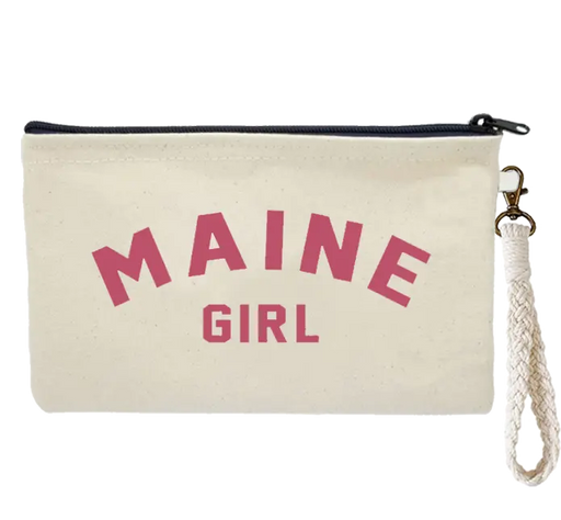 Maine Girl Zipper Pouch Wristlet SHOP ROGUE WEAR Accessories Pink