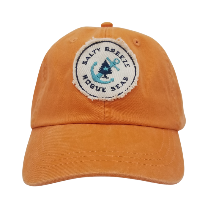 Salty Breeze Rogue Seas Frayed Patch Twill Hat