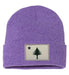 Maine Flag Unlined Heathered Purple Beanie ROGUE LIFE Co. Beanies