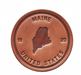 Leather Coasters ROGUE LIFE MAINE