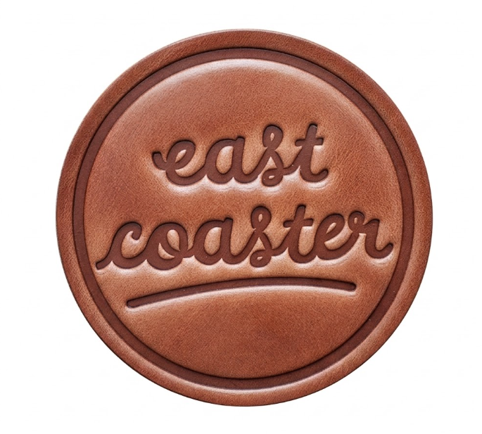Leather Coasters ROGUE LIFE MAINE