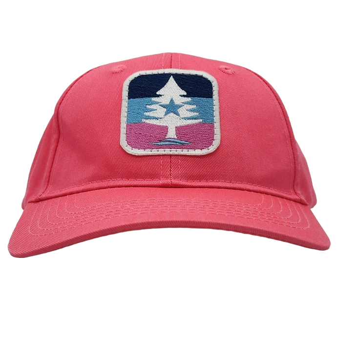 Youth Pink Stripe 4 Twill Hat