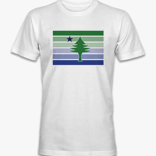 1901 Maine Flag Gradient T-Shirt ROGUE LIFE MAINE T-Shirt