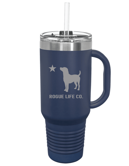 The Maine Dog 32oz. Travel Mug with Handle
