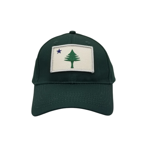 Youth ME Flag Structured Hat SHOP ROGUE WEAR Hats Hunter-Green