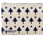 All Over Trees Zipper Pouch Wristlet ROGUE LIFE MAINE