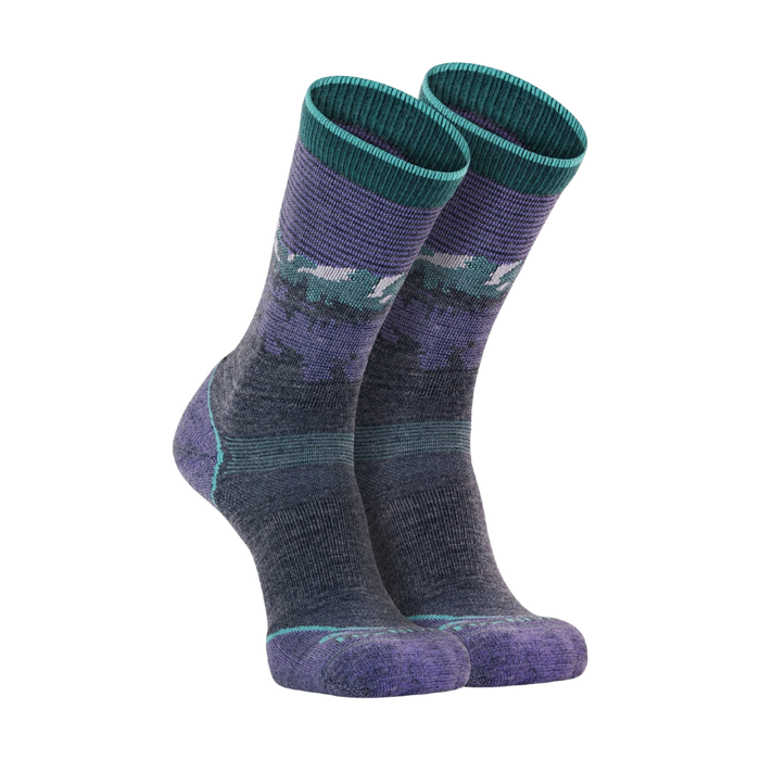 Lightweight Merino Wool Crew Mountain Socks