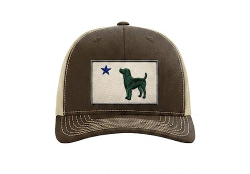 Maine Dog Flag Embroidered Patch Structured Trucker Hat ROGUE LIFE Co. Hat