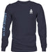 Work Hard Ski Harder Long-Sleeve Shirt ROGUE LIFE Co. Long Sleeve