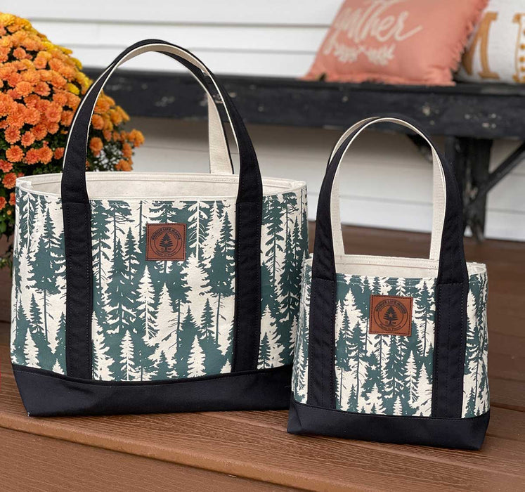 Breathe The Trees Large Tote Bag