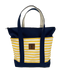 Rogue's Striped Medium Tote Bag SHOP ROGUE WEAR Bags Yellow-Navy