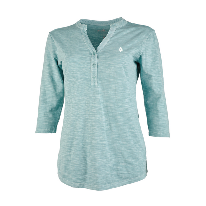 Women's Slub Knit Henley